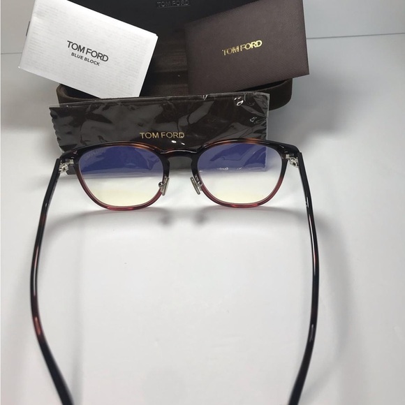 New Authentic TOM FORD TF5700-B 052 BLUE CONTROL Eyeglasses - Picture 7 of 16